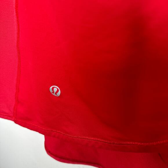 Lululemon Red Moisture Wicking Cut Out Run Speed Squad Tank - Picture 8 of 12